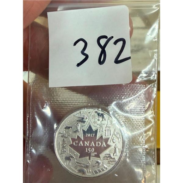 2017 CANADIAN 150 YEARS COLLECTIBLE COIN