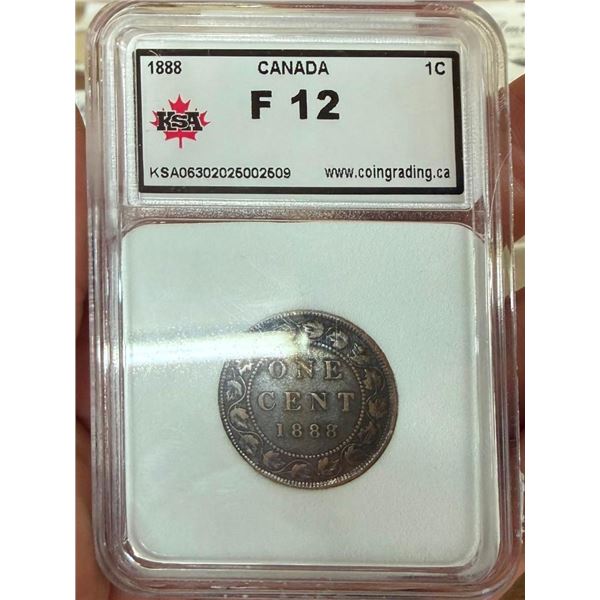 1888 CANADIAN 1 CENT