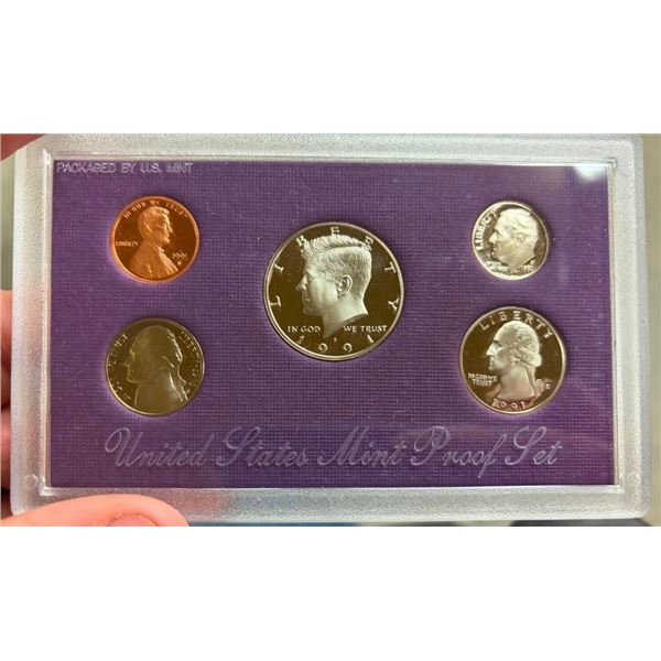 1991 US COIN SET