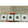 Image 1 : 4 US INDIAN HEAD PENNIES