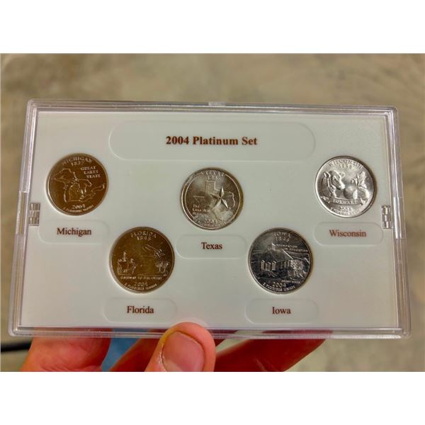 2004 US STATE QUARTERS, PLATINUM EDITION