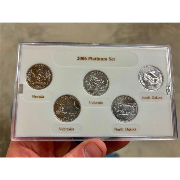 2006 US STATE QUARTERS, PLATINUM EDITION