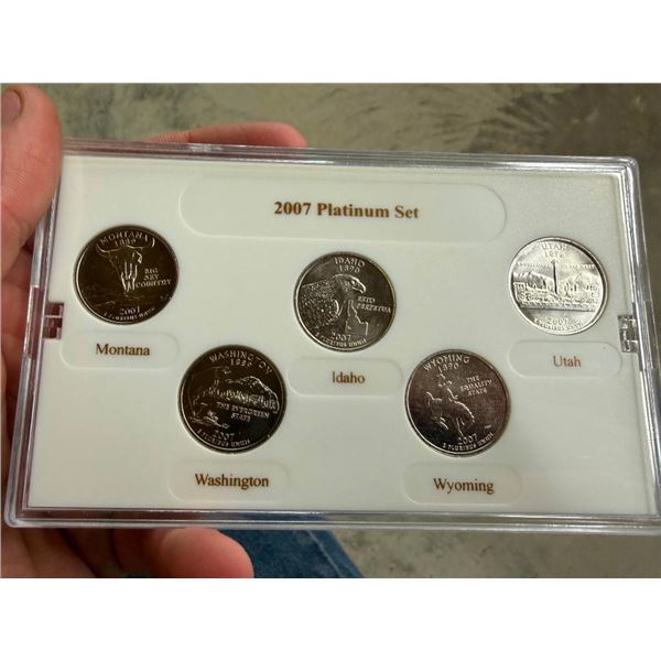 2007 US STATE QUARTERS, PLATINUM EDITION