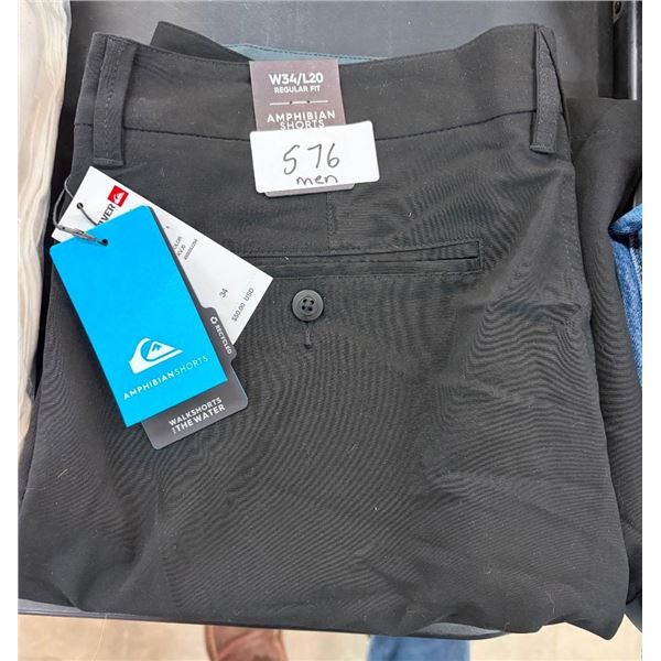 MENS SIZE 34X20 BLACK PANTS