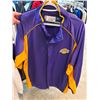 Image 1 : SIZE LARGE LAKERS ZIP-UP SWEATER