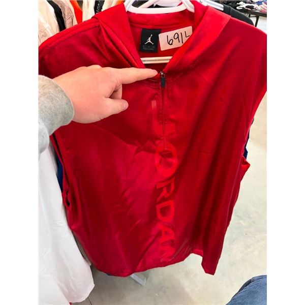 SIZE LARGE MICHAEL JORDAN ZIP-UP TANK TOP