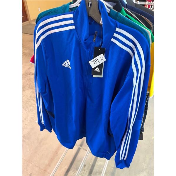 SIZE XL ADIDAS ZIP-UP WINDBREAKER