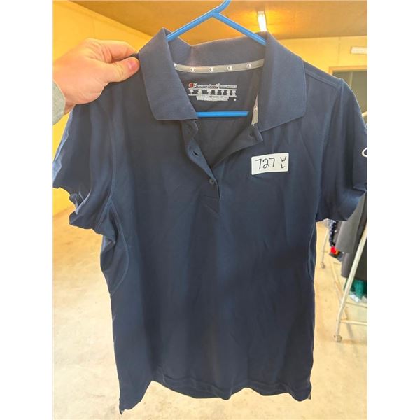 SIZE WOMENS LARGE CHAMPION POLO SHIRT