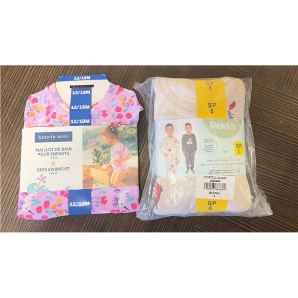 Brand New - Brand New – Souris Mini Swimsuit 12–18 Months & Pekkle Pajamas S (6) [