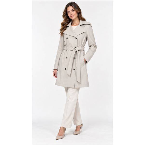 Brand New - Brand New – Calvin Klein Women’s Belted Trench Coat – Small [