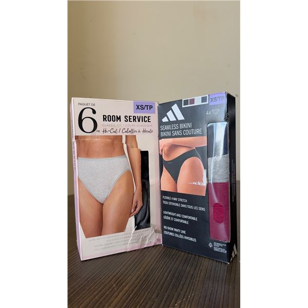 Brand New - Brand New – Adidas & Room Service Women’s Underwear Lot – XS 