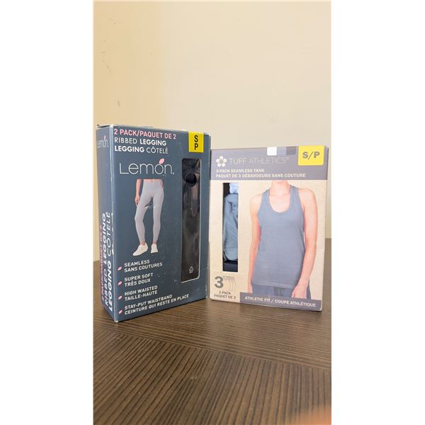 Brand New - Brand New – Lemon Women’s Ribbed Leggings & Tuff Athletics Seamless Ta