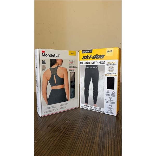Brand New - Brand New – Mondetta Women’s Sports Bras & Ski-Doo Men’s Meri
