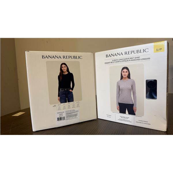 Brand New - Brand New – Banana Republic Women’s Long-Sleeve Rib T-Shirt Lot [x=#82