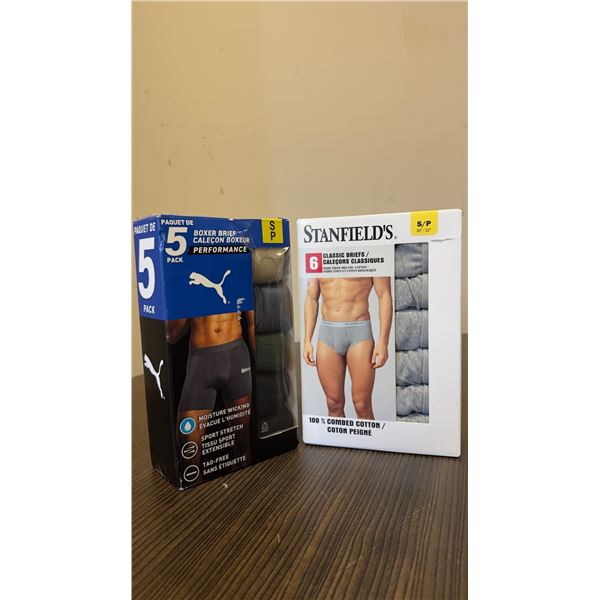 Brand New - Brand New – Puma Men’s Boxer Briefs & Stanfield’s Classic Bri