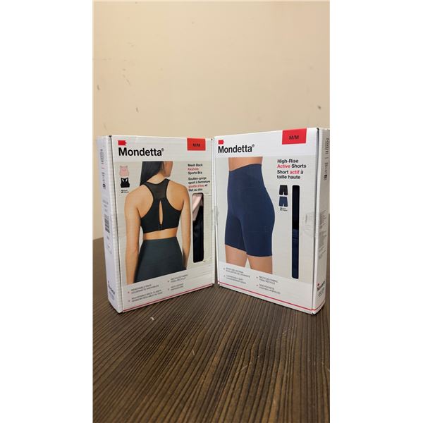 Brand New - Brand New – Mondetta Women’s Sports Bras & High-Rise Active Shorts Lot