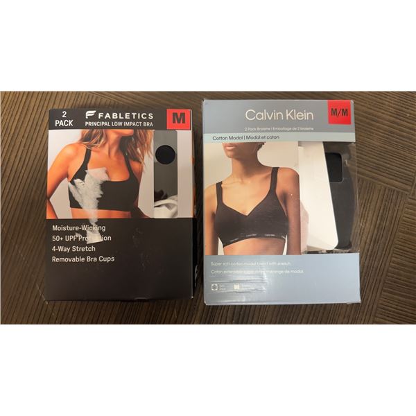 Brand New - Brand New – Fabletics Women’s Low-Impact Bras & Calvin Klein Bralettes