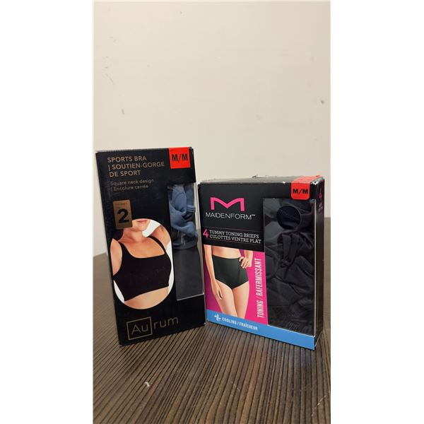 Brand New - Brand New – Aurum Women’s Sports Bras & Maidenform Tummy Toning Briefs