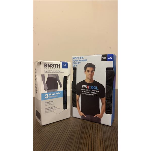 Brand New - Brand New – BN3TH Men’s Boxer Briefs & 32 Degrees Cool T-Shirts Lot [x