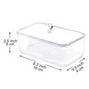 Image 3 : Brand New - Brand New Youngever Clear Plastic Butter Container with Lid