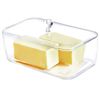 Image 1 : Brand New - Brand New Youngever Clear Plastic Butter Container with Lid