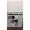 Image 2 : Brand New - Brand New Youngever 9-Pack 8-Inch Plastic Salad & Dessert Plates – Urban Colors