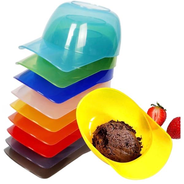 Brand New - Brand New Youngever 9-Pack Baseball Helmet Ice Cream Bowls – Rainbow Colours