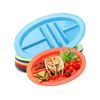 Image 1 : Brand New - Brand New Youngever 9-Pack Oval Divided Taco Plates – Assorted Colors