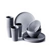 Image 3 : Brand New - Brand New – Youngever 18-Piece Plastic Dinnerware Set for 6 – Light Gr