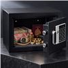 Image 3 : Brand New - Brand New Digital Security Safe with Keypad & Backup Keys – Black