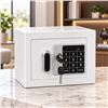 Image 1 : Brand New - Brand New Digital Security Safe with Keypad & Backup Keys – White