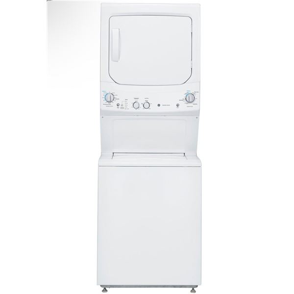 Customer returned - Looks New – GE 27” Electric Washer & Dryer Laundry Centre [x=#