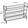 Image 4 : Brand New - Brand New – Vtopmart 4-Tier Spice Rack Organizer Set – Black