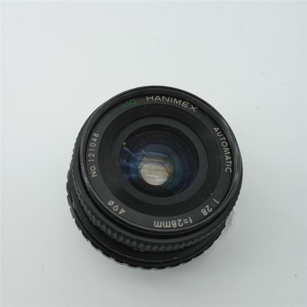 MC Hanimex Automatic 1:28 f=28mm No 121048 Lens