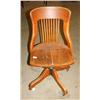 Vintage Wood Office Chair