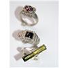 (3) Sterling Silver Rings