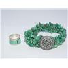 Image 1 : AAA Turquoise Hand Made Ladies Ring & Bracelet