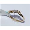 Image 2 : 10k Yellow Gold 3 Star Diamond Ring