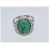 Image 2 : AAA Turquoise Hand Made Ladies Ring & Necklace