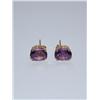 AAA Amethyst Oval Basket Set Ladies Earrings