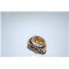 10K Gold AAA  Citrine & Diamonds Ring