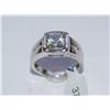AAA Aquamarine & Diamonds Hand Made Ladies Ring
