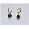14k Gold Topaz Earrings