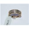 2 Row Diamond "I Love You" Design Ladies Ring