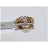 Diamonds Nugget Style Ladies Wedding Band