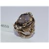 AAA Smokey Quartz Vintage Wire Design Ladies Ring