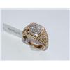 Image 1 : Diamonds Nugget Style Hand Made Men's Ring