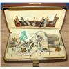 Box of Men's Costume Jewelry