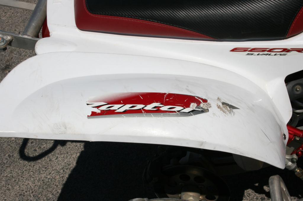 2004 Yamaha Raptor 660R 5 VALVE (WHITE)