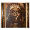 Framed Oil on Canvas of  American Indian